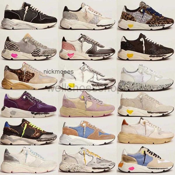 

star new shoes sneakers pink 2023 with white box colour goldens super sequin gooseitys classic do -old dirty shoe rcps # etkk, Black