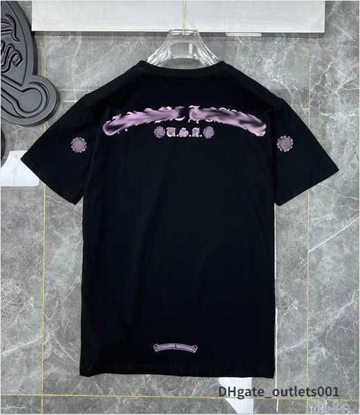 

fashion mens classic t shirt brand t-shirts ch white short sweater casual embossed letter horseshoe sanskrit cross pattern designersoz65oamv, White;black