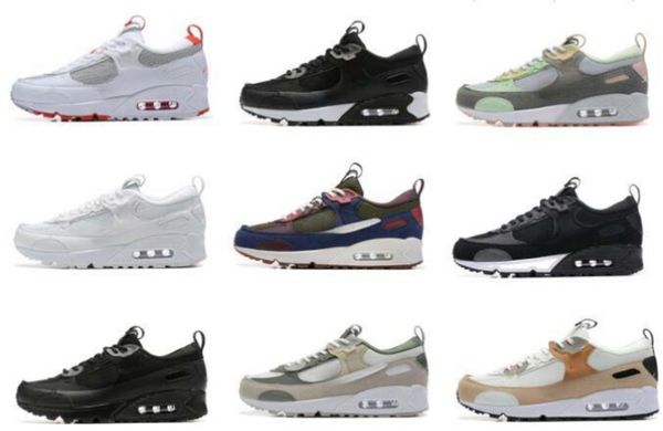 

90 og sports running shoes for mens womens max 90s mesh black white obsidian camo cool grey barely rose futura tan designer terrascape sneak
