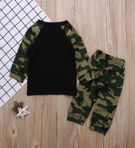 

ins baby kids clothing sets camouflage print boy 2 pcs clothing set ant clothing sets4283830, White