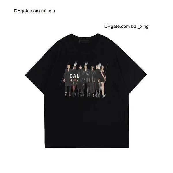 

shirt t designer summer short sleeve waves tee men women lovers luxury t-shirts fashion senior pure cotton plus size m-5xl, White;black