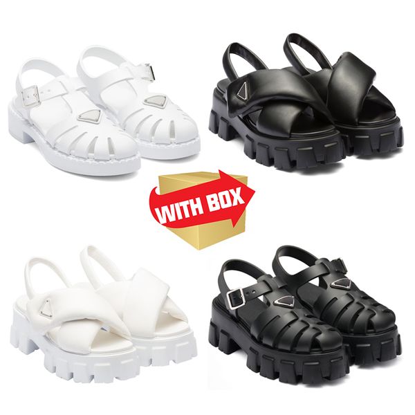 

designer slides women summer sandals foam rubber loafers muller retro beach footwear beach slide ladies sandal with box size 36-40, Black