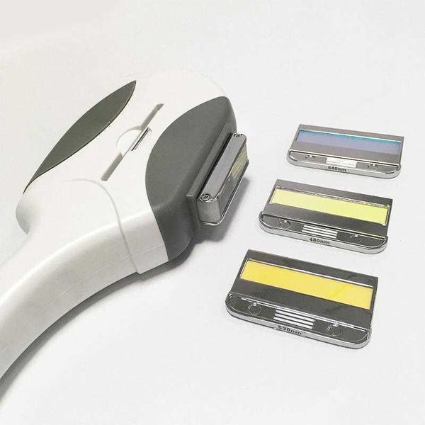 

2022 opt elight ipl hair removal handle handpiece and uk xenon lamp inside with 3 filter 480nm 530nm 640nm for ipl machine handle