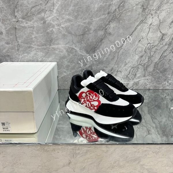 

2023womens designer sneakers brand sneakers designer trainers women man casual shoes real leather, Black