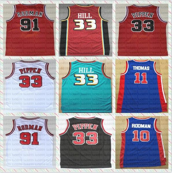 

2023 dennis rodman jersey mitchell and ness allen iverson charles barkley larry johnson alonzo mourning larry bird kevin garnett mike bibby, Black;red