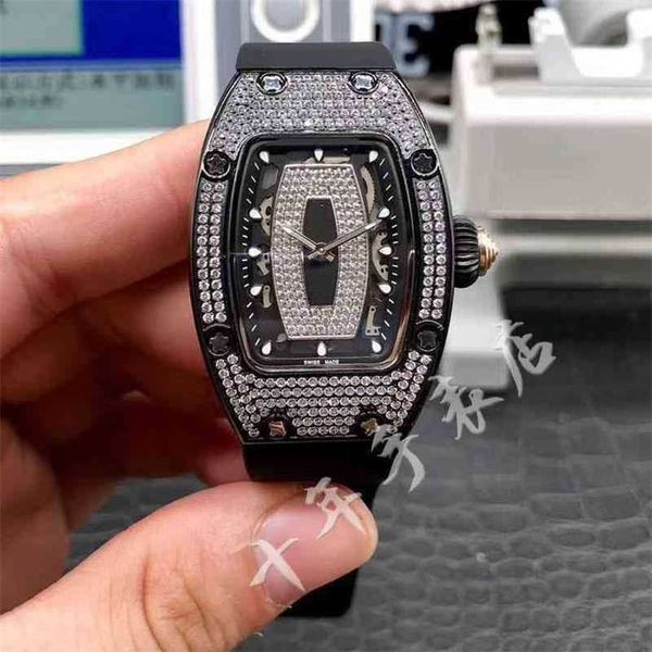 

designer luxury richa milles watch watch date luxury mechanics watches wristwatch wine barrel watch rm007 series 2824 mechanical black steel