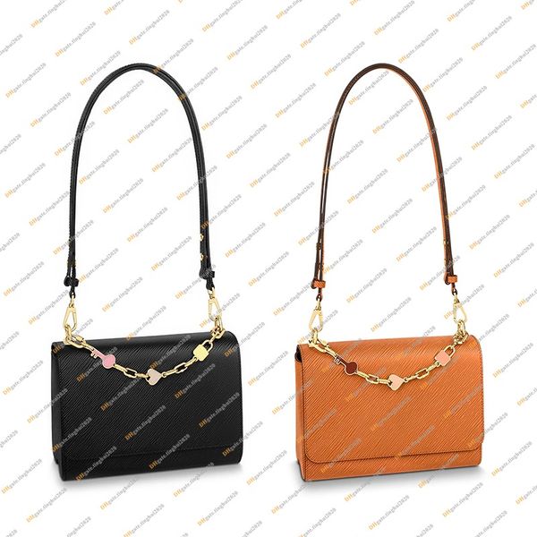 

ladies fashion casual designe luxury twist shoulder bag chain bag crossbody tote handbag genuine leather 5a m20834 m20846 m20840 purse