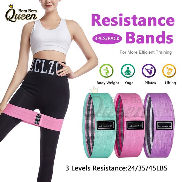 

resistance bands 3 levels fitness resistance bands hip trainer elastic yoga exercise squat belt for legs butt sport gym equipment tension ri