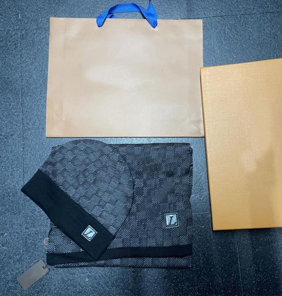 

fashion designs beanie hat scarf sets femmes scadroet set hiver chaud chapeauxet foulards chapeau de bonnet pour homm6432170, Blue;gray