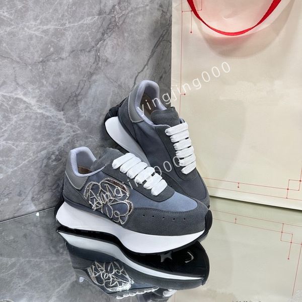 

2023new mens womens designer sneakers brand sneakers designer trainers women man casual shoes real leather, Black