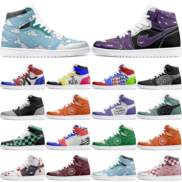

new winter Customized Shoes 1s DIY shoes Basketball Shoes damping Men's 1 Women's 1 Hsome Anime Customized Character Sports Shoes Outdoor Shoes