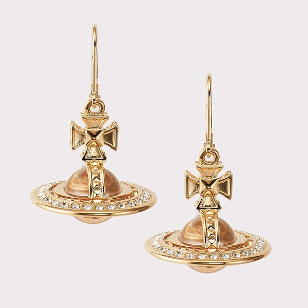

factory wholesale fashion accessories discount purchase saturn crystal rivet planet earstuds 925 silver earrings drop big european style jew
