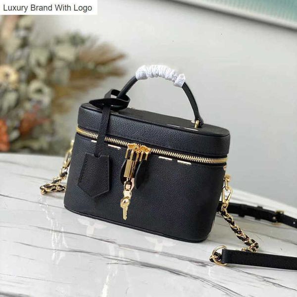 

bag handbags cosmetic bags & cases level replication designer cosmetic bag 19cm vanity pm luxury shoulder handbags m45598 wl061 xpgq, Black