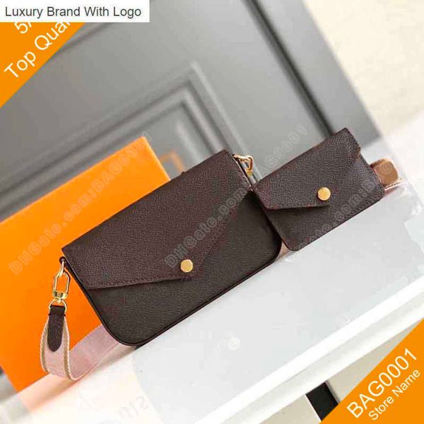 

bag handbags cross body 5a 2 piece cross body chain shoulder bag women handbag evening lady messenger card holder b016(80091) hq3, Black