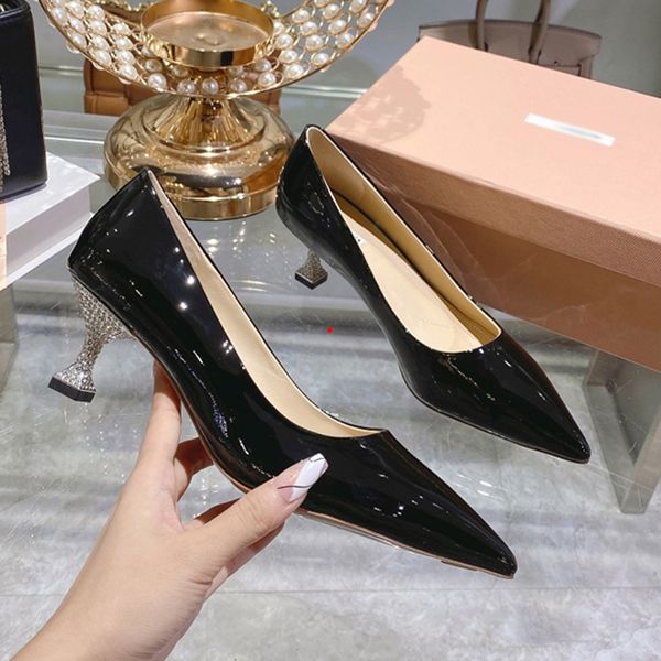 

2023 fashion dress shoes small fragrance light mouth single shoes sandals women's color matching french thick heel baotou back empty hi, Black
