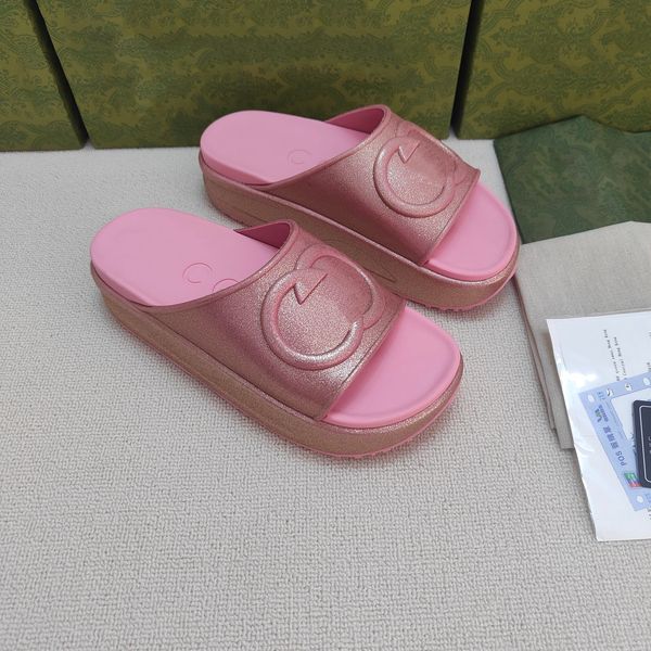

designer slipper luxury men women sandals brand slides fashion slippers lady slide thick bottom design casual shoes sneakers guangzhou s325, Black