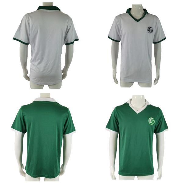 

1976 1977 new york cosmos soccer jerseys retro 76 77 retro pele home away green vintage football shirt classic chinaglia alberto beckenbauer, Black;yellow