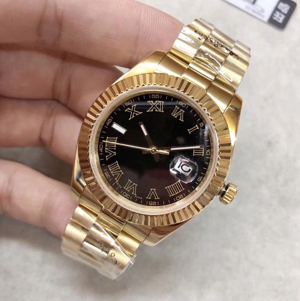 

gold st9 luxury watch 41mm automatic mechianical wristwatches jubilee strap sapphire 2813 wimbledon bracelet movement mens watches, Slivery;brown