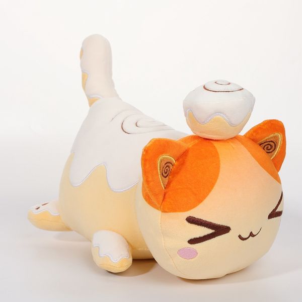 

cat plush toy cute angel devil sandwich chips doughnut cat action figure