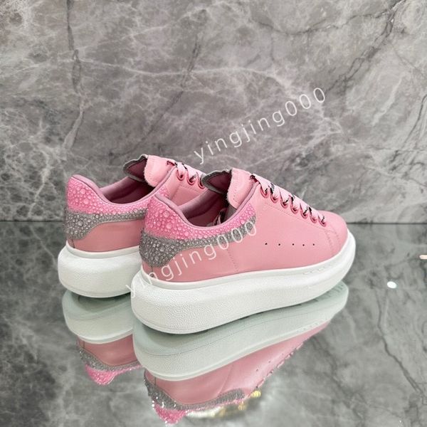 

2023r men sneakers womens casual shoes platform loafers trainers black leather shoes chunky round head sneaker