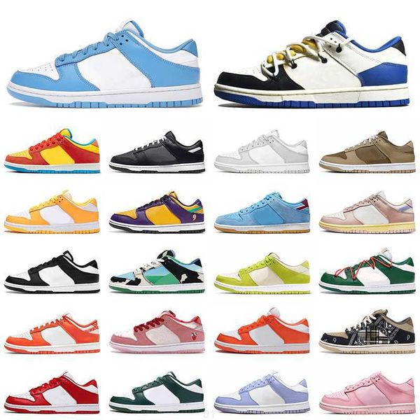 

2023 casual shoes men women sb low offs white dunks with box shoes panda black grey fog camo triple pink oxford mummy dunkes lows dunked men