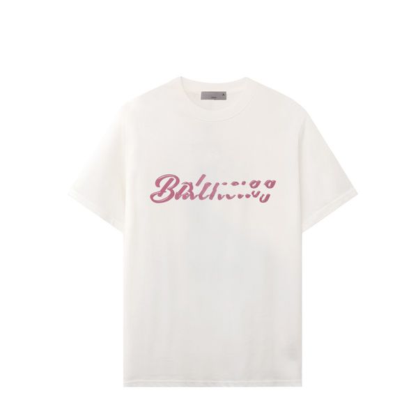 

men's t-shirts designer shirt fashion luxury short sleeve t-shirt round neck cotton letter classic short sleeve t-shirt couple models c, White;black