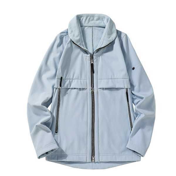 

soft 20fw of waterproof fabric shell jacket with plush in autumn and winter fashion men's windbreaker coat 6 d305, Black;brown