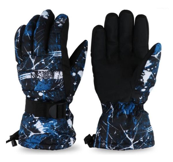 

ski gloves warm winter thermal snowboard for men windproof waterproof breathable skiing cycling snow glove4458671