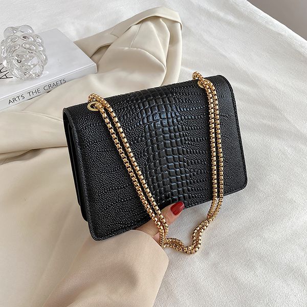 

evening bags bisi goro luxury designer handbag for women 2023 pu leather diamond hasp pattern shoulder bag chain hand 230412