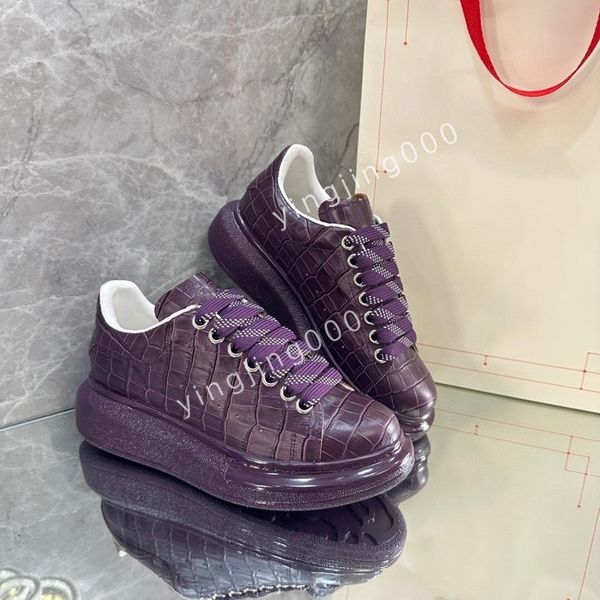 

2023designer womens sneakers mens casual shoes platform loafers trainers black leather shoes chunky round head sneaker