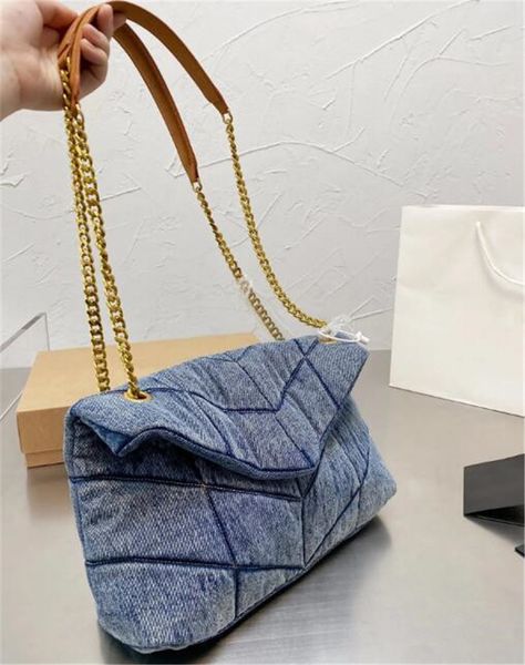 

evening bags designers women washed denim bag fashion classic flap bag messenger bag shopping bags luxury handbag purse chain, Red;black