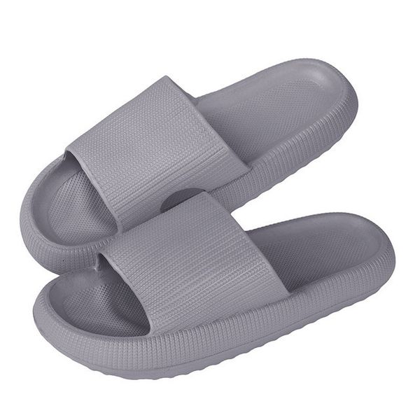 

slippers sandals casual men's indoor bathroom shoes thick sole women's summer beach 230412, Black
