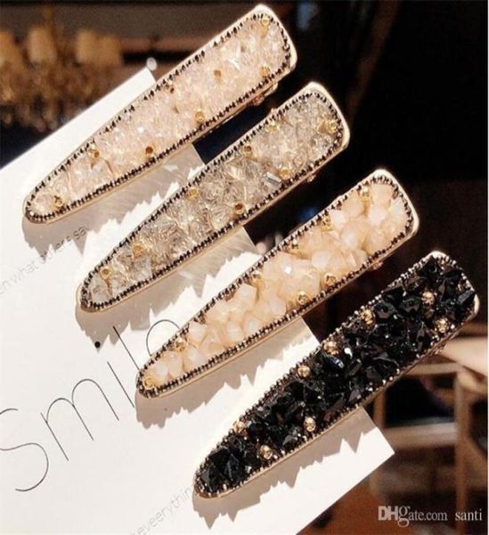 

shining crystal hair clip gold hairpin headwear for women slide grips barrette hair pin hair accessories for girls3642499