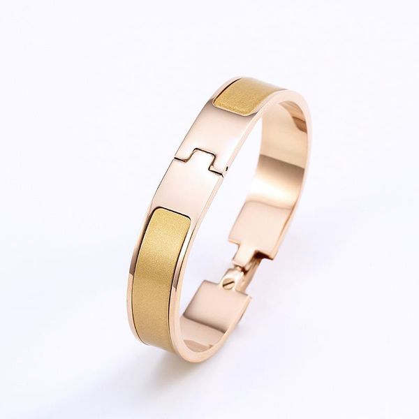 

designer h letter bracelet gold bangle luxury brand bangles for women men everyday accessories party wedding valentine's day jewelry gi, Black