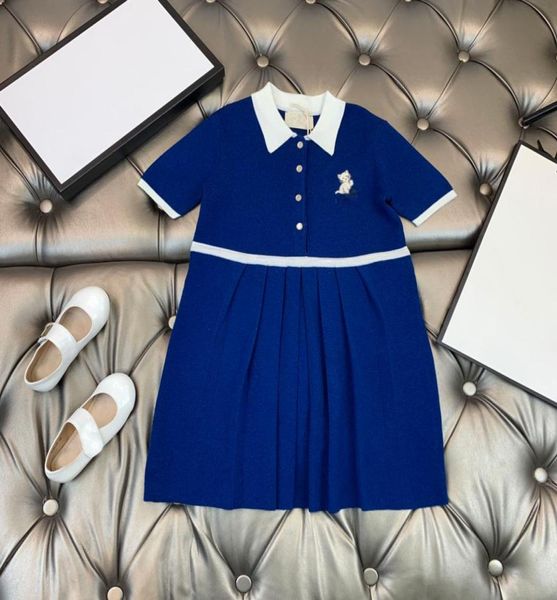 

girls039s peincess casual dresses brand designer navy blue girl skirt size 901509889852, Red;yellow