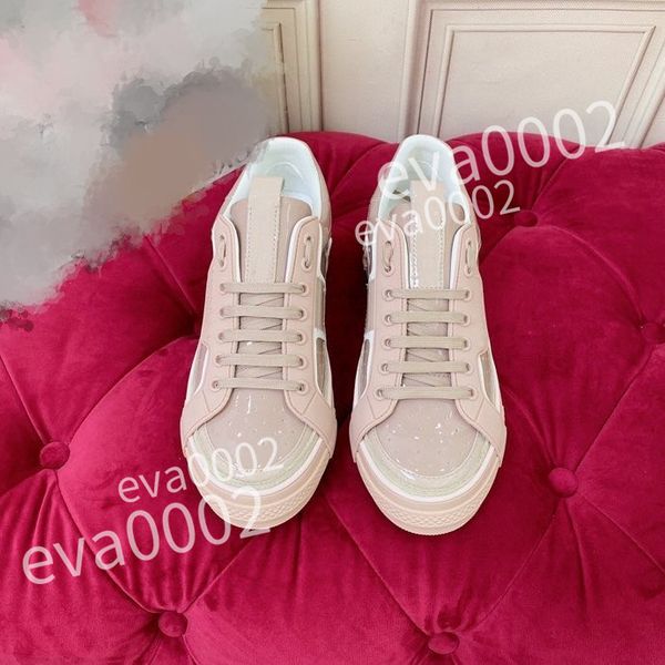 

2023 casual shoes luxury designer womens shoe rubber sole low platform mens woman sneaker, Black