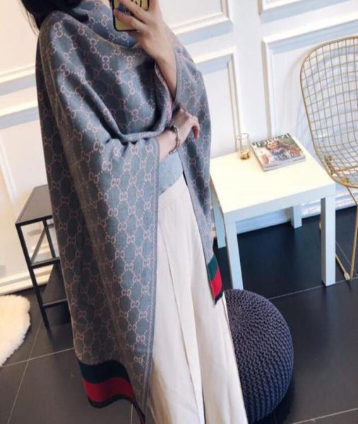 

classic fashion scarf new autumn and winter warmth cashmere ladies midlength shawl k35 18070cm6834748, Blue;gray