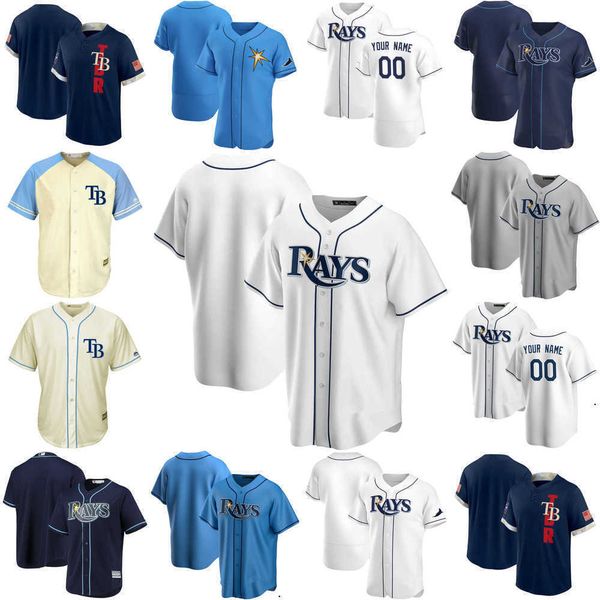 

custom jersey mens women tampa''bay''rays''1 willy adames 71 ryan sherriff 59 jeffrey springs 81 ryan thompson, Blue;black