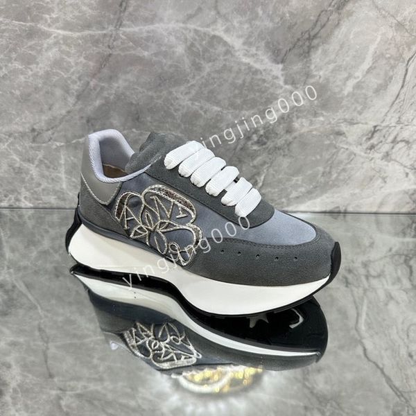 

mens womens designer sneakers brand sneakers designer trainers women man casual shoes real leather, Black