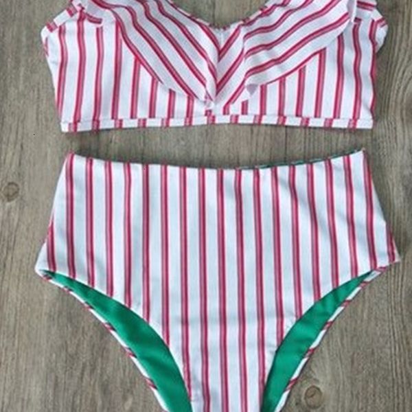 

women's swimwear women bikinis split swimsuit stripe micro l23412, White;black