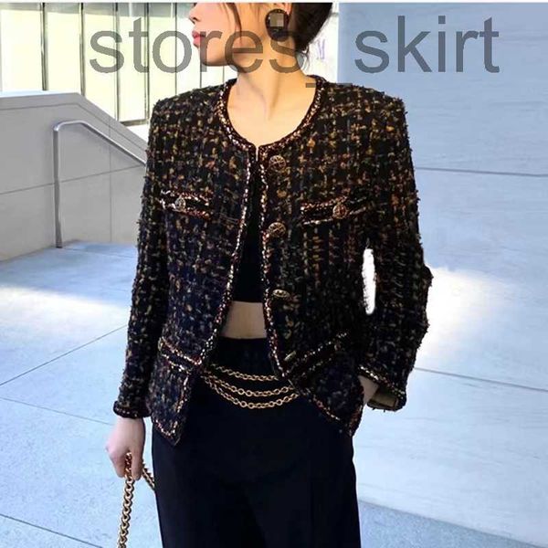 

women's jackets designerwestern suit jacket new autumn winter coat high-grade tweed casual spring elegant birthday gift valentine', Black;brown