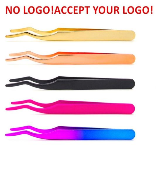 

false fake eyelashes clip stainless steel eye lash tweezers eyelash curler applicator beauty makeup cosmetic tool accept customize1353826