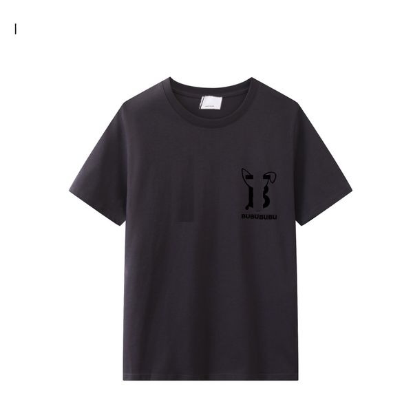 

men designer t shirt casual gray white black t shirt fashion 100% cotton classic slogan print tee couple outfits bur s-2xl.sc001