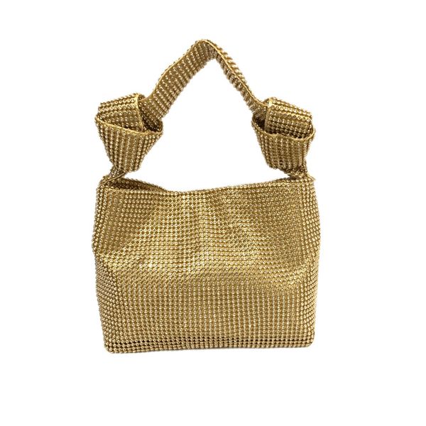 

versatile women's tote bag fashion diamond inlaid bag solid outdoor handbag