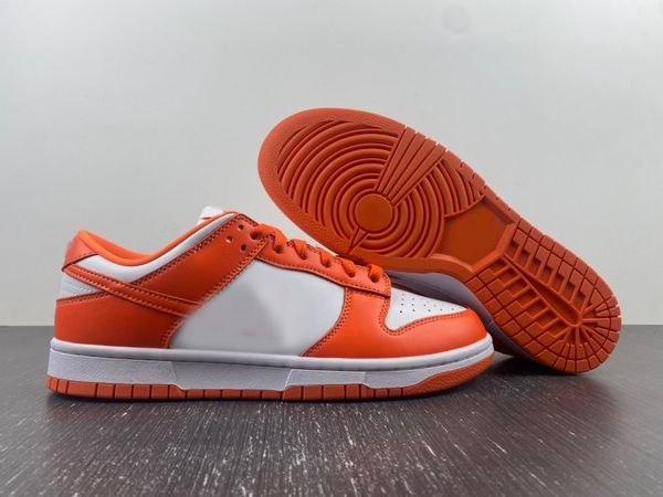 

authentic cu1726-101 low running shoes mens womens sports sneakers syracuse orange outdoor trainers with original box, Red;white