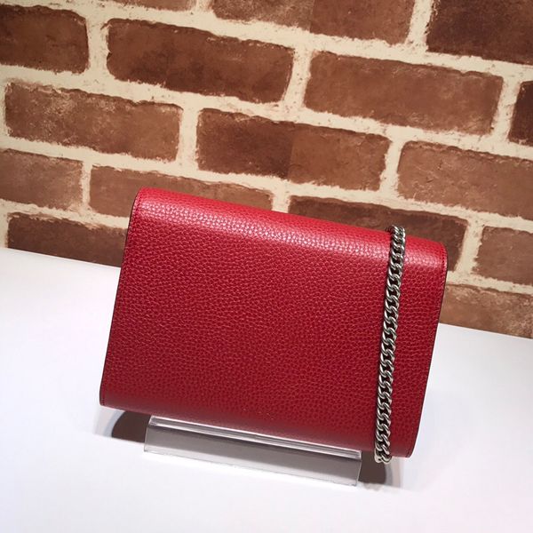 

fashion genuine leather shoulder bags for women's handbag purses solid color bags with chain