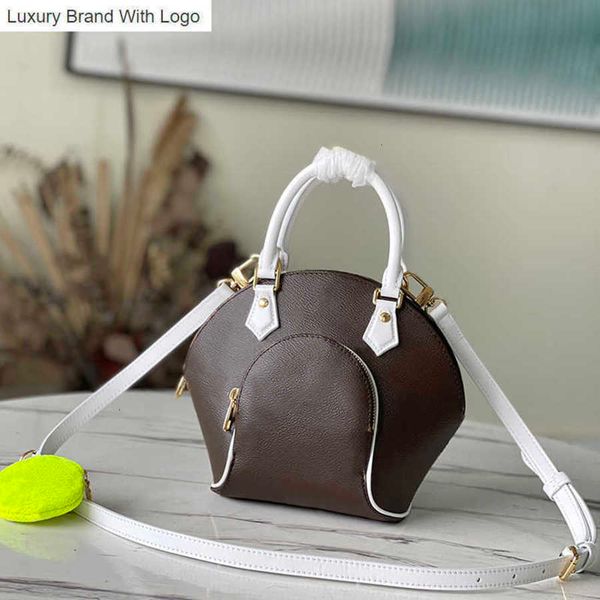 

bag handbags shoulder bags high imitation designer shoulder bag ellipse bb m20752 real leather handbag 26cm zl173 6ncs, Black