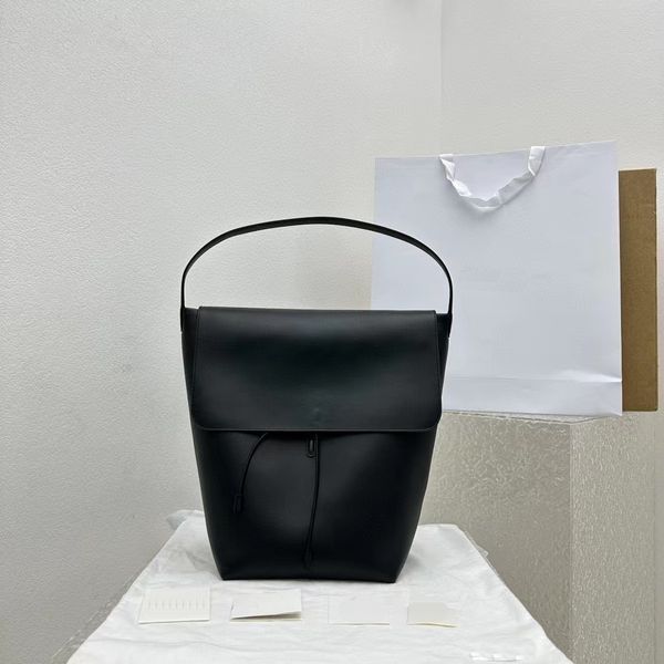 

10A Designer Bag TR New Product Tote Flip Bucket Bag Women's Bag Upgraded Version Genuine Leather Shoulder Bag Halloween Travel Wallet Shopping Bag portablebag, Black