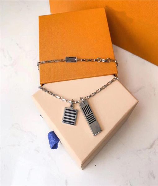 

pendant necklaces fashion street necklace whistling piano for man woman jewelry with box single heart6275961, Silver
