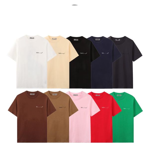 

men's t-shirts designer shirt fashion luxury short sleeve t-shirt round neck cotton letter classic short sleeve t-shirt couple models c, White;black